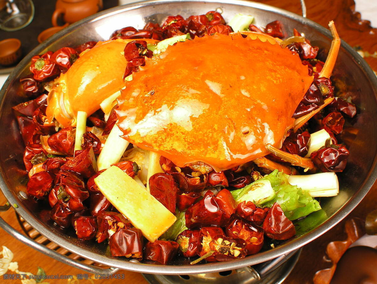 中华美食 海鲜类 飞蟹 香辣蟹 餐饮美食 传统美食