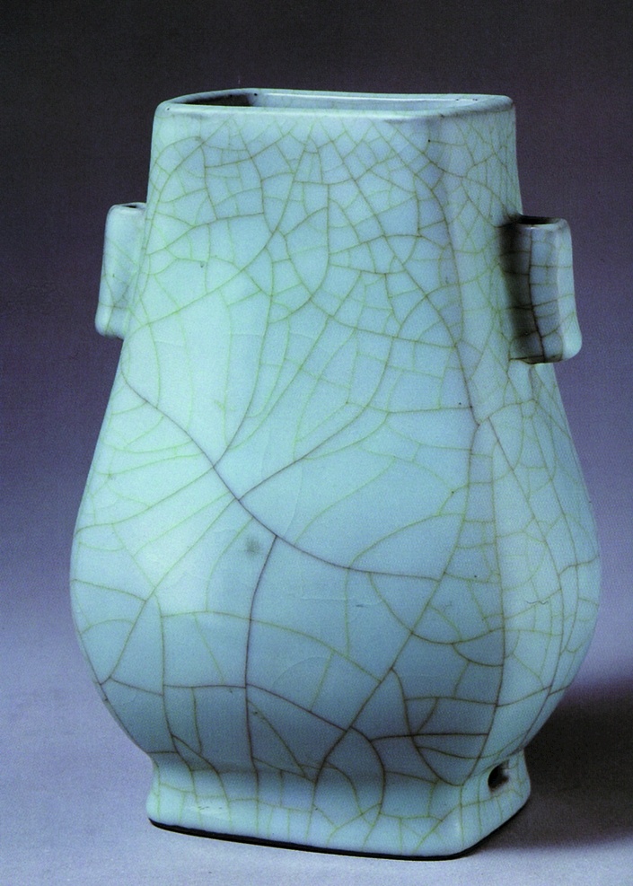 瓷器图片 传统 中国元素 裂纹 花瓶 工艺品 中国 古典 艺术 篇 文化艺术 传统文化