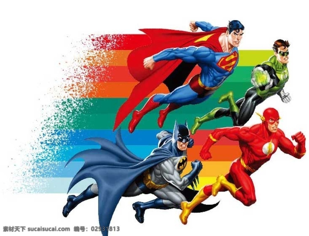 正义联盟 英雄人物 人物 正义英雄 设计素材 动漫动画 动漫人物