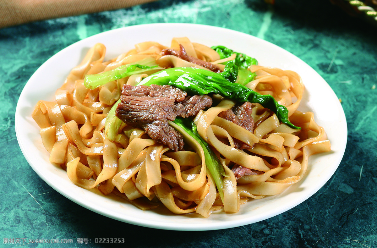 牛肉炒河粉 干炒牛河 河粉 牛肉 牛河 干炒河粉 传统美食 餐饮美食 美食菜式摄影