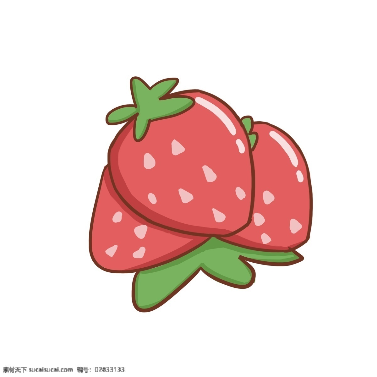 美味红色草莓 草莓 水果 红色