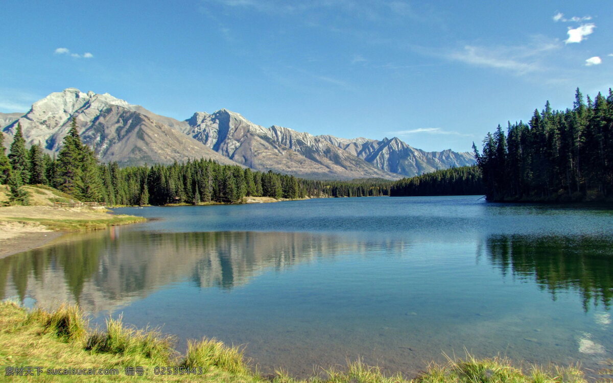 自然山水 山水 湖泊 河流 远山 高山