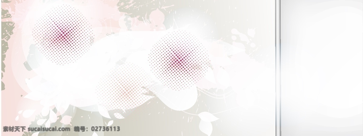 写意 泼墨 花 标签 矢量图 其他矢量图