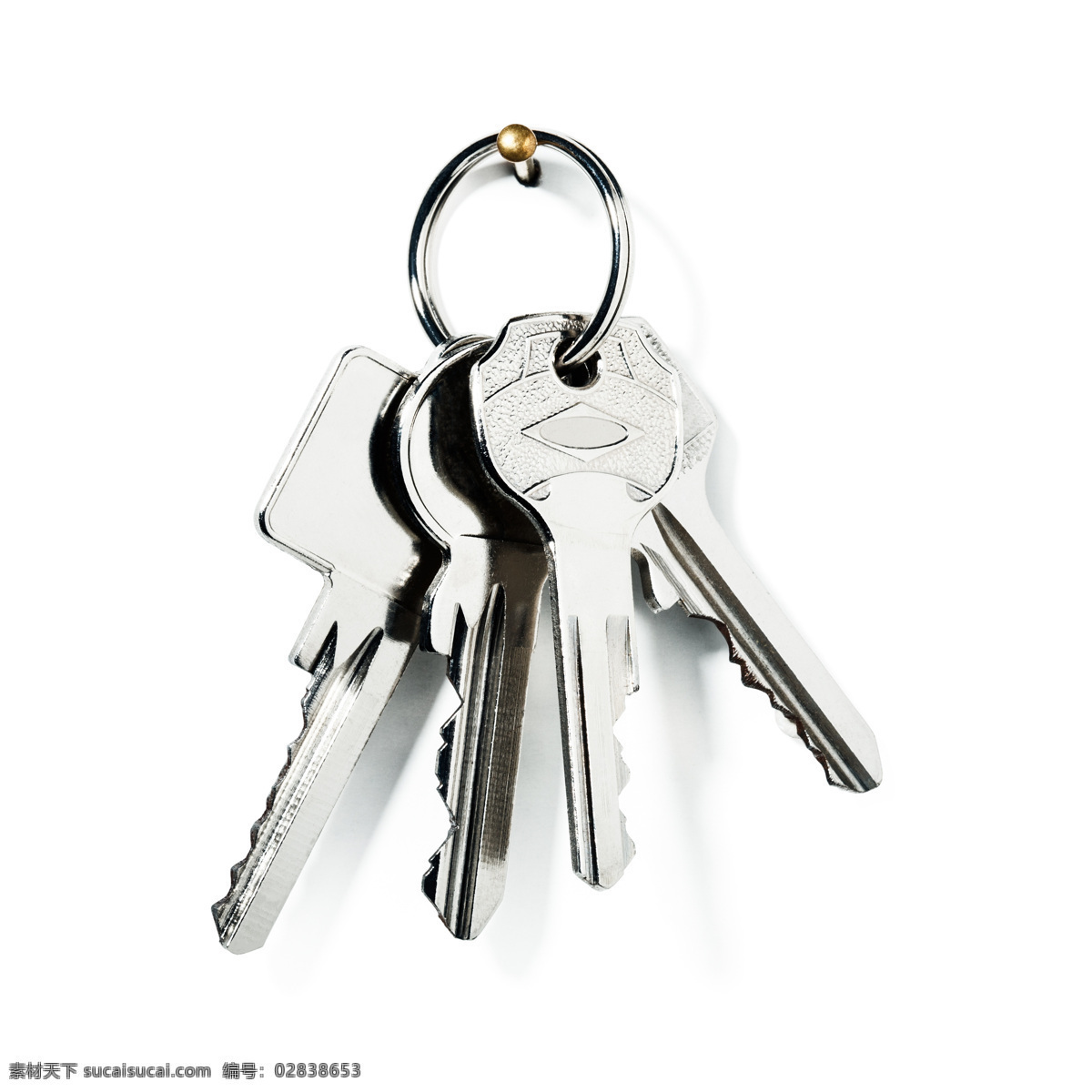 一串钥匙 普通钥匙 锁匙 钥匙扣 房子 新房钥匙 开锁工具 其他类别 生活百科 白色