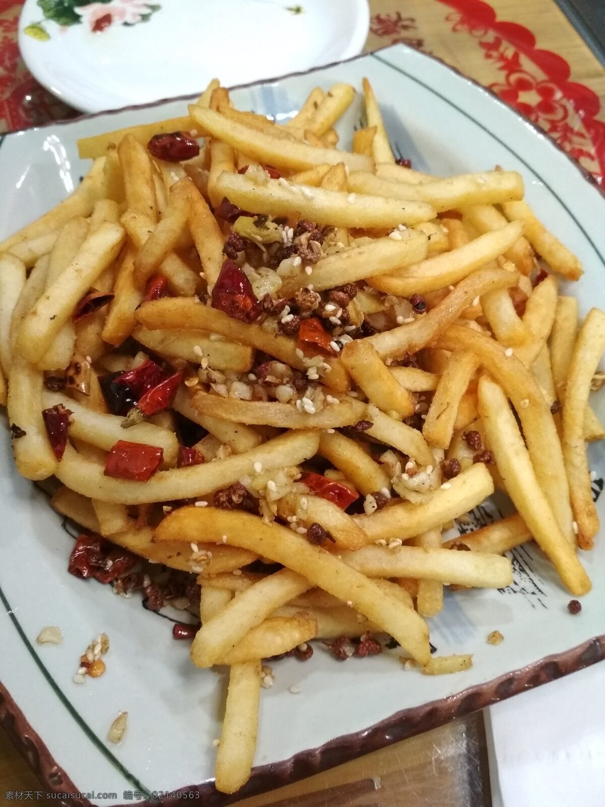 干煸土豆条 薯条 风味土豆 飘香土豆 香辣土豆条 餐饮美食 传统美食