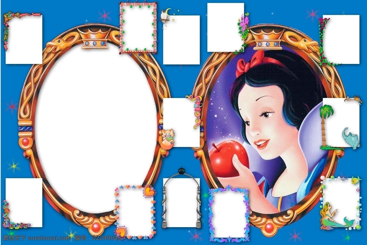 psd素材 相框 源文件库 边框 儿童 模板下载 多边框 模版 64p psd源文件 婚纱 写真 相册 模板