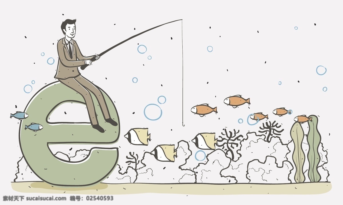 ie story 办公 钓鱼 动画 动漫 海底 海洋 商业故事 矢量人物 矢量 漫画 卡通 人物 卡通人物 矢量素材 商业素材 商业 商务 商界 男性 商务办公 金融 互联网 鱼儿 鱼 气泡 鱼竿 business 职业人物 psd源文件
