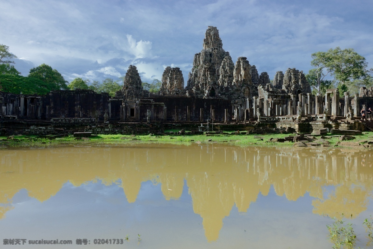 柬埔寨 巴 戎 寺 风景