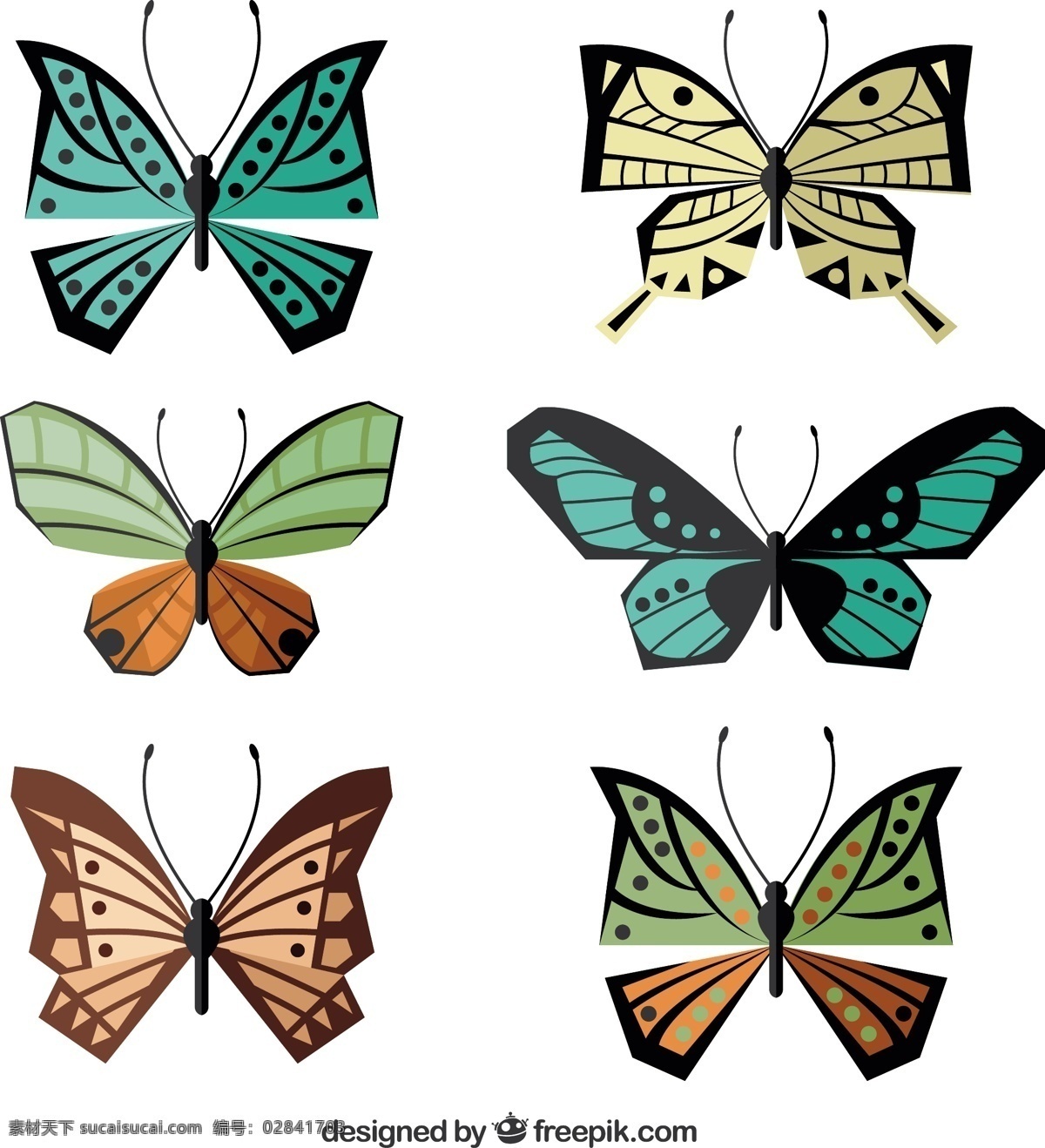 带有 抽象 装饰 几何 蝴蝶 自然 动物 装饰品 形状 飞 几何形状 飞行 昆虫 白色