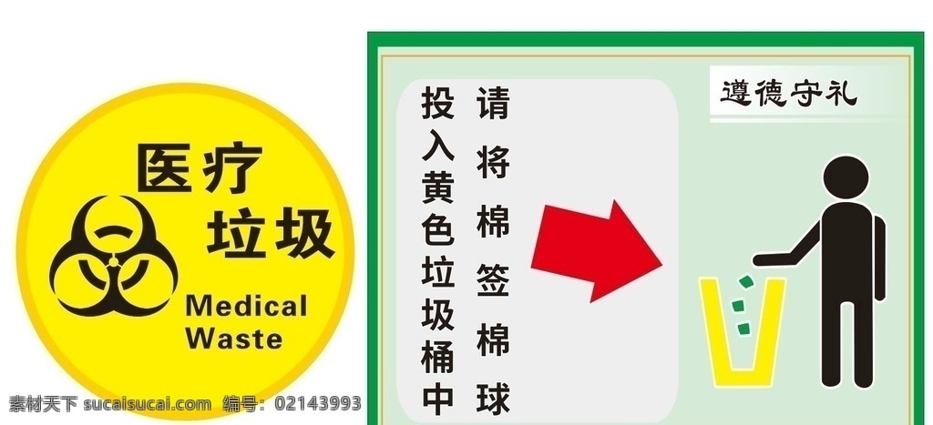 医疗垃圾图片 医疗垃圾 垃圾分类 医疗 标识标牌 指示牌 医疗标签 医院 国内广告设计