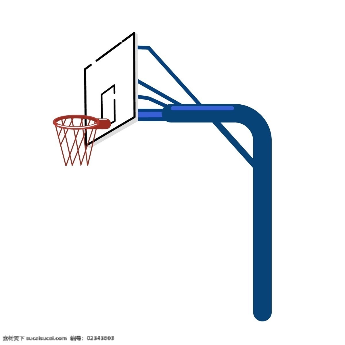篮球 框架 插画 元素 篮球框架 球框 插画元素 装饰图案