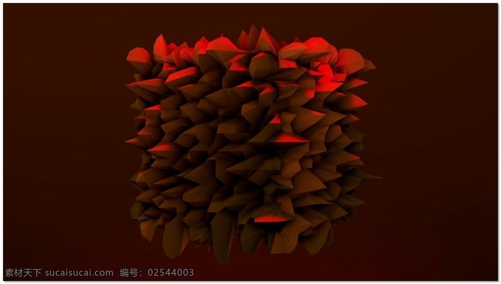 正方体 变 身 视频 模型 3d 凹凸不平 视频素材 动态视频素材