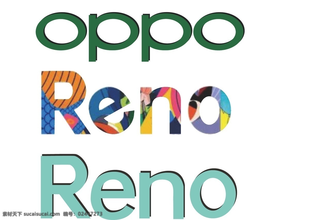 oppo 系 reno logo reno标志 新 系列 手机logo oppologo reno手机 logo设计