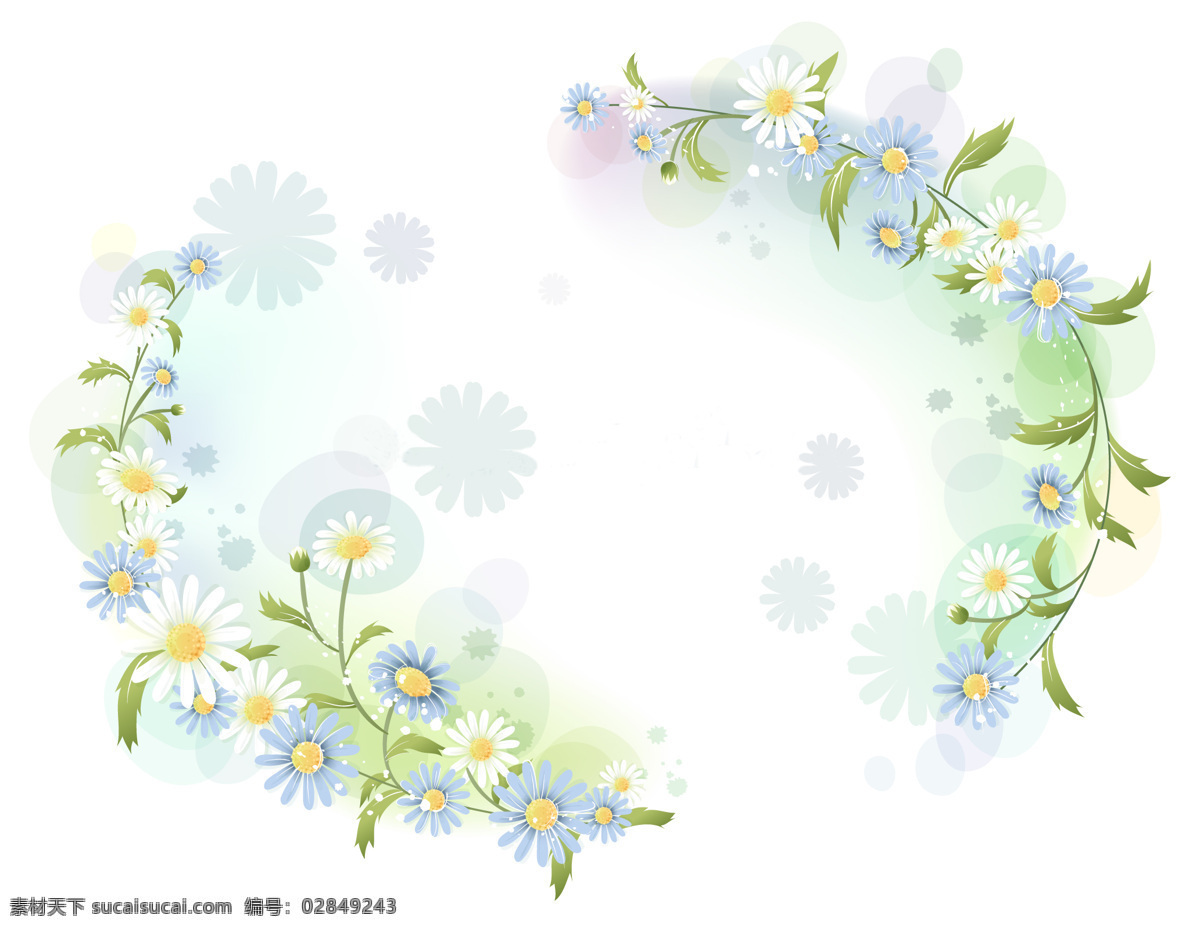 淡雅花边图框 花边 图框 花草 底纹边框 花边花纹 花边图框 设计图库 300