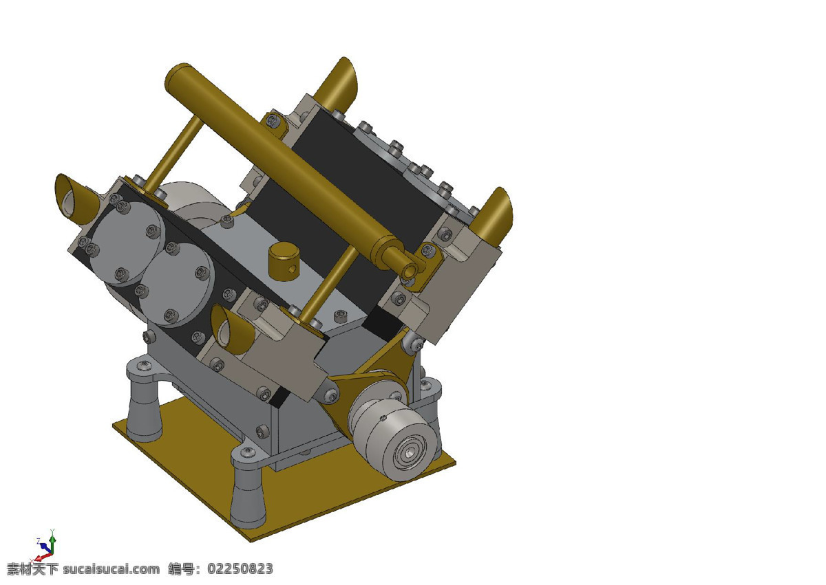 moteur 工业设计 机械设计 能源和电力 3d模型素材 其他3d模型