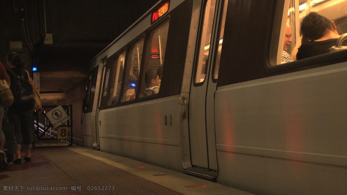直流 地铁 列车 离开 隧道股份 录像 火车 交通 人 隧道 华盛顿 哥伦比亚 国会大厦 地下 公共交通 游客 站 地铁轨道区 视频 其他视频