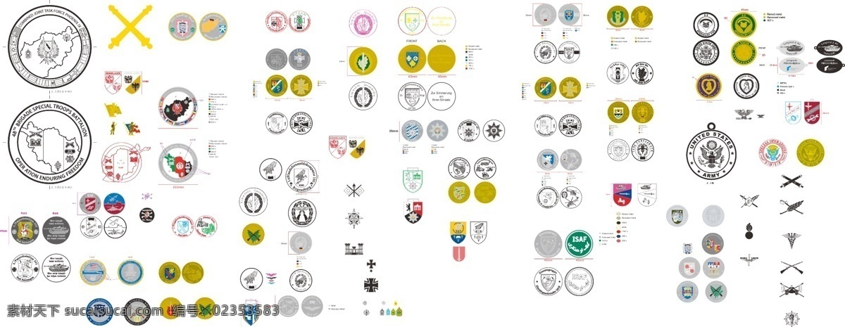 徽章 纪念徽章 奖牌 金币 皮带扣 其他设计 五金 银币 珍藏 钥匙圈 假珐琅 真珐琅 仿珐琅 五金设计 合金 矢量 标牌 纪念币 矢量图