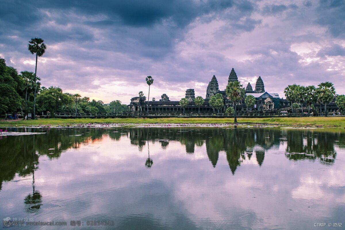 风景 柬埔寨 越南 夜幕 夕阳 山水 自然景观 自然风景