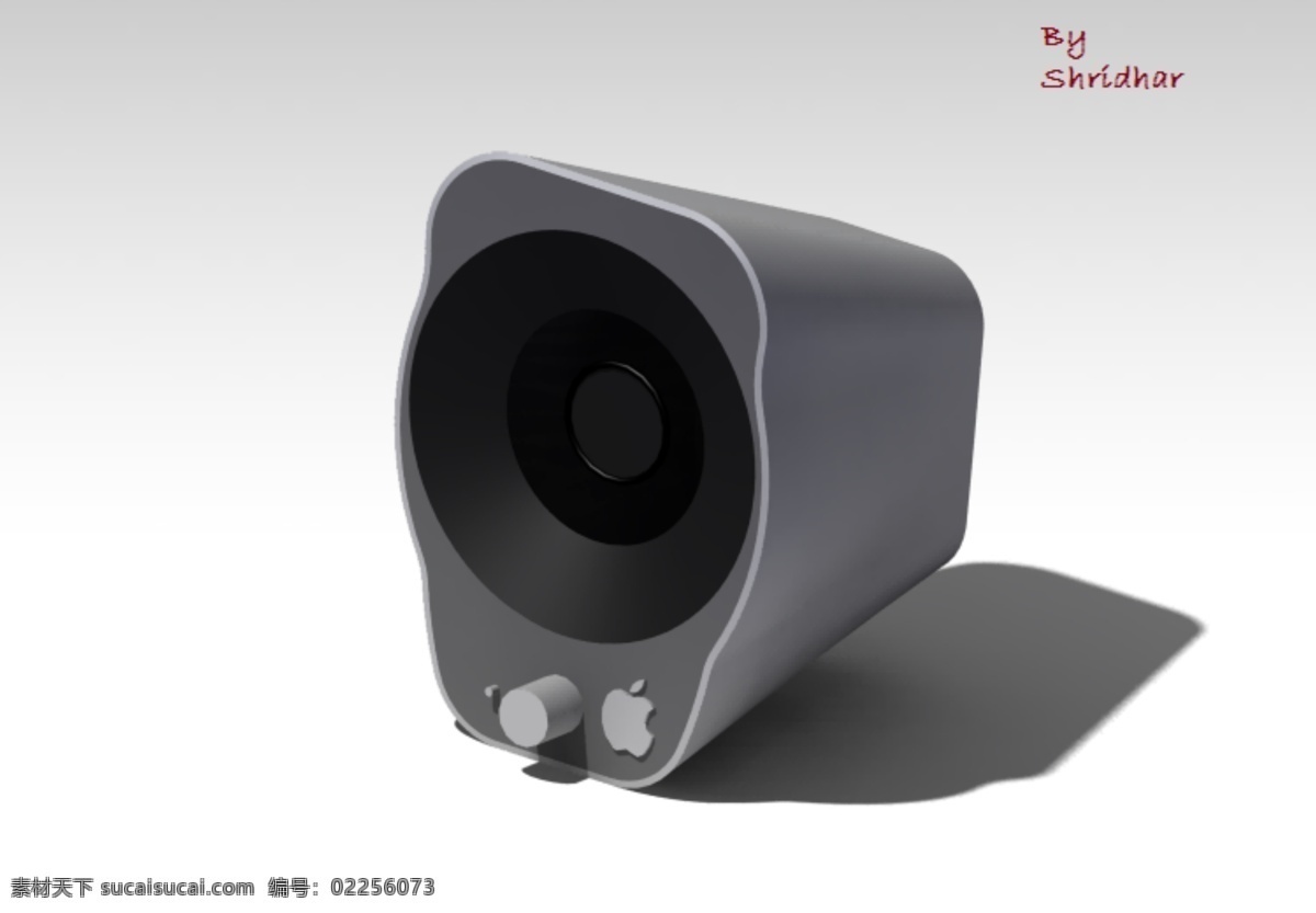 扬声器 产品 扬声器的堆焊 3d模型素材 电器模型