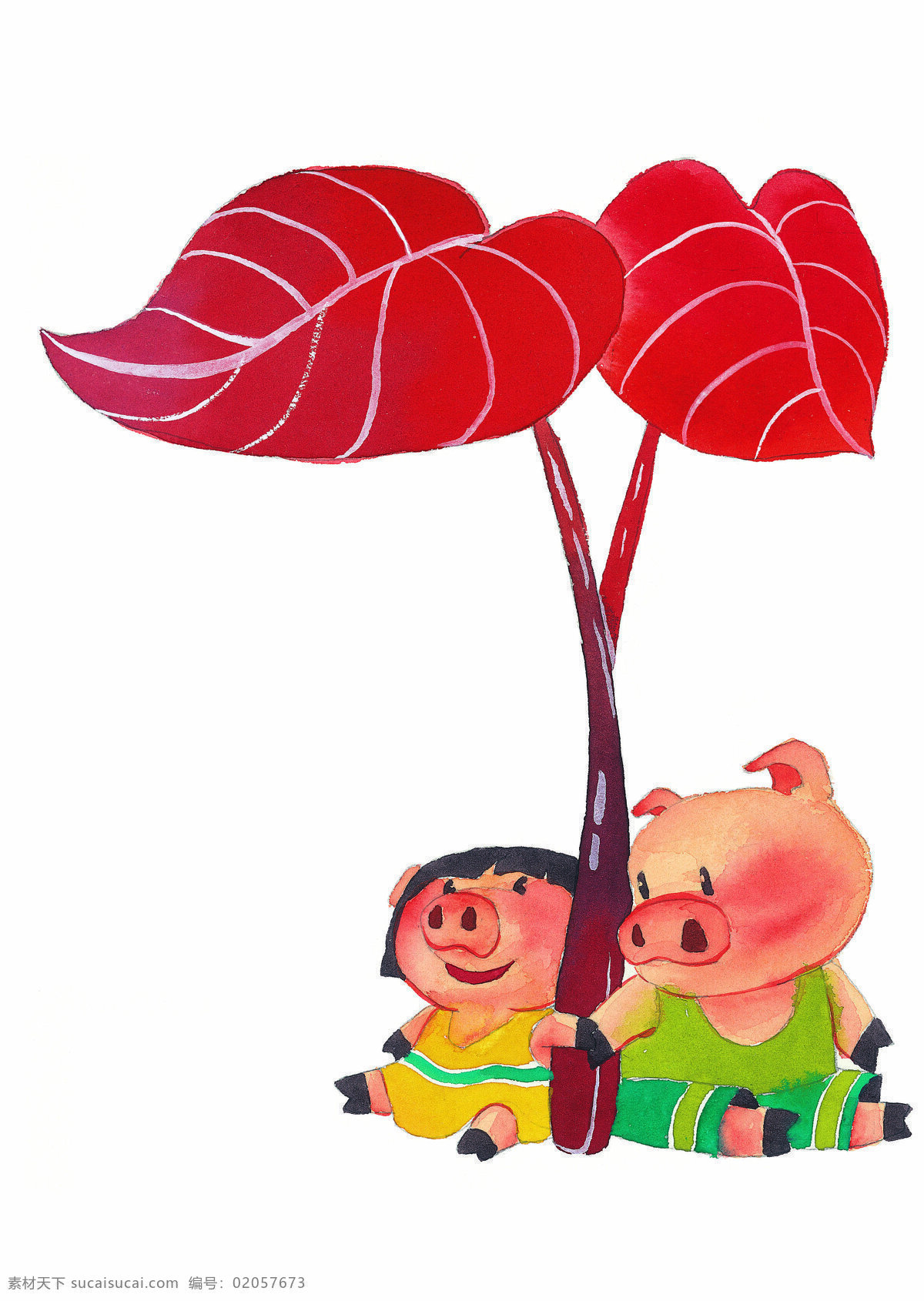 幾 米 風 插 圖 设计素材 模板下载 幾米風插圖 豬 愛 溫馨 情 可愛 文化艺术 绘画书法 设计图库 白色