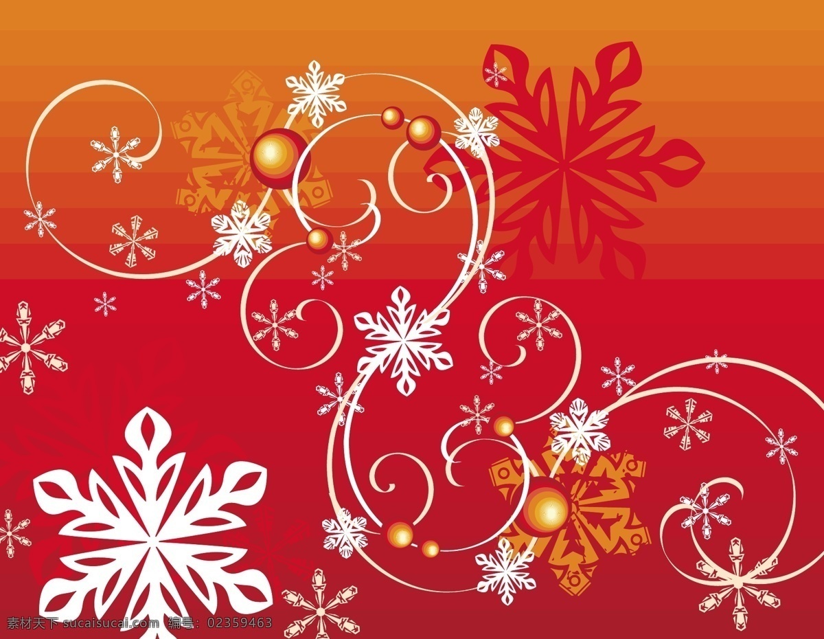 充满 活力 摘要 冬季 矢量 背景 web 橙 创意 冬天 免费 图形 漩涡 病 媒 生物 时尚 独特的 原始的 高质量 质量 新鲜的 设计雪 雪花 红色的 psd源文件