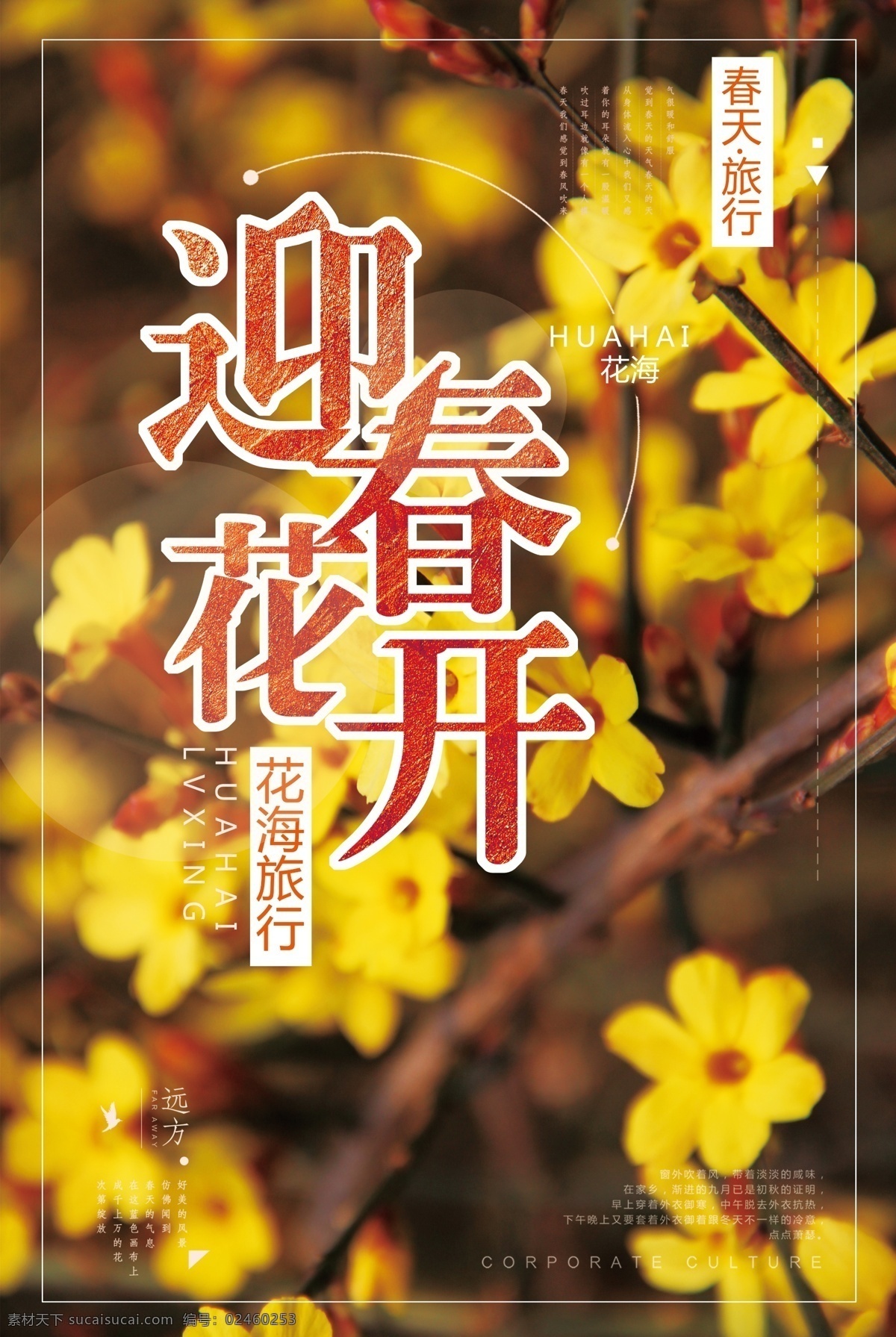 简约 迎春 花开 旅游 海报 模板 促销 清新 小清新 迎春花开 小清新海报 旅游海报 旅行社 春游 风筝节 小 卡通 唯美海报 卡通花素材 油画花 春节旅游 春暖花开 感 兴趣 迎春花 旅游模板