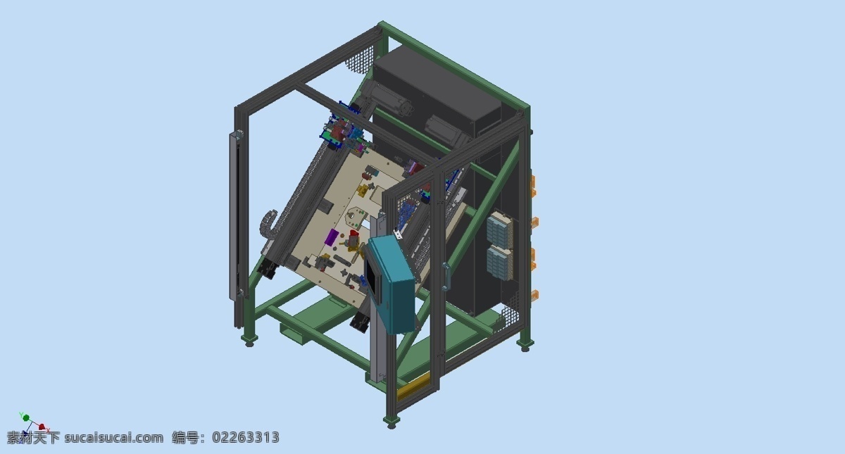 测试仪 加油站 机械设计 汽车 夹具 3d模型素材 其他3d模型