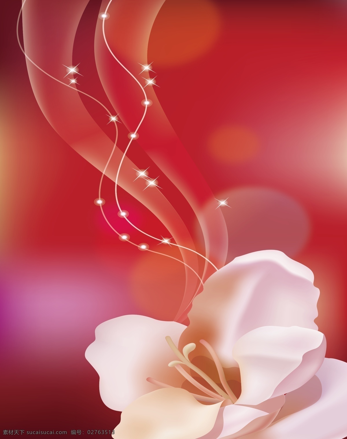 白花 背景 背景底纹 底纹边框 红色 花 花朵 花朵移门 移门 设计素材 模板下载 移门图 移门图库 简约主义 梦幻 星光 流线 嫣然一笑 线条 星星 移门画册 移门图案 其他画册封面
