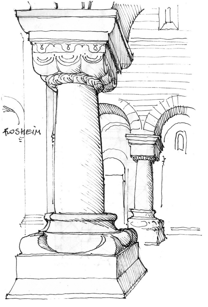 欧式 建筑 拱门 立柱 平面图 手绘图 图纸 城堡 建筑施工图 建筑平面图 欧式建筑 建筑效果图 柱子 罗马柱