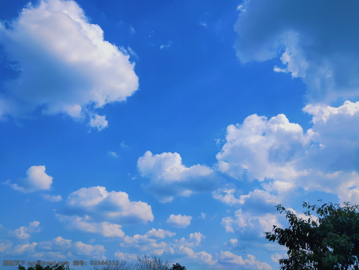 蓝天 天空 白云 云朵 云 晴空 晴天 蓝天背景 蓝天白云背景 清新背景 天蓝色 自然景观 自然风景 天空系列