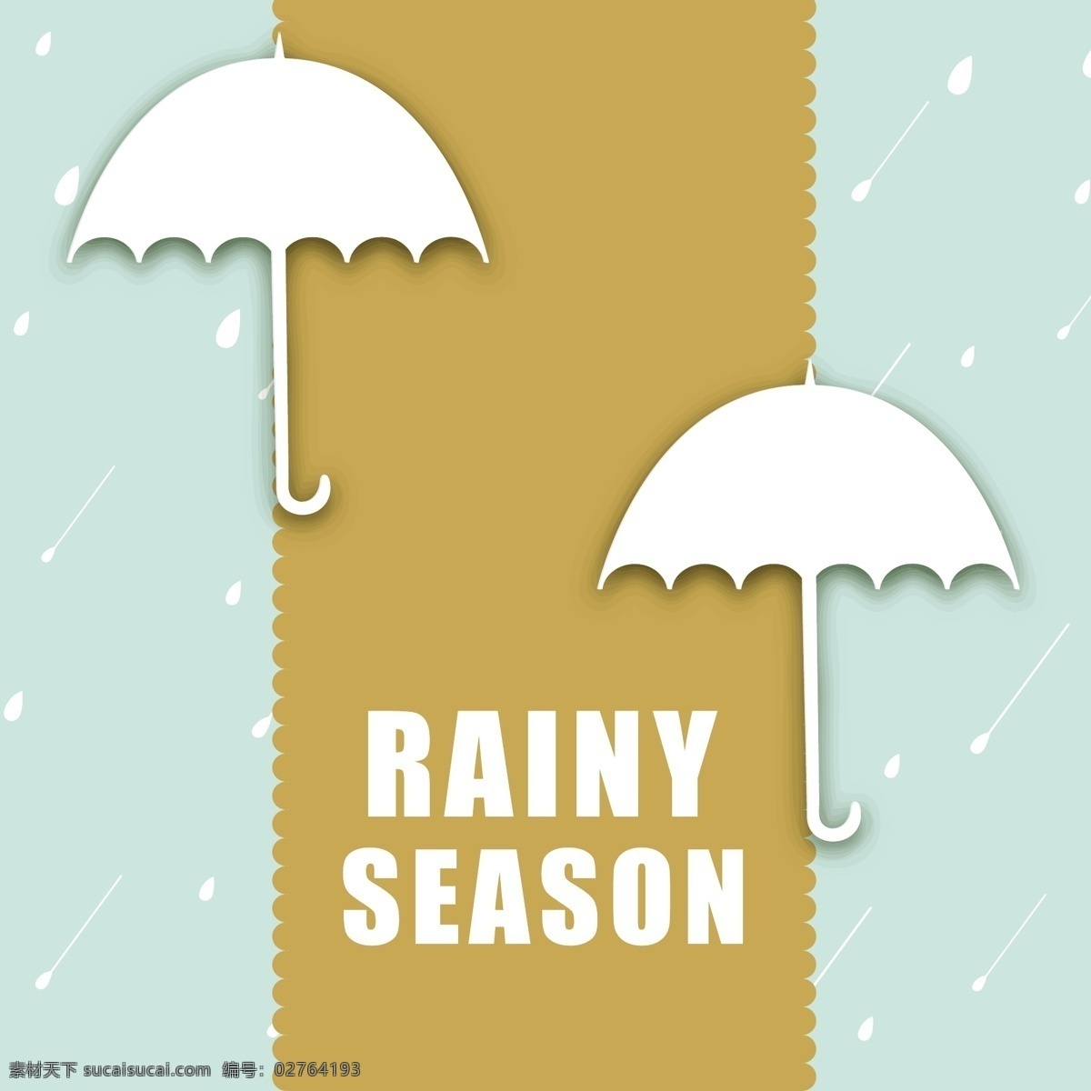 摘要雨季背景 白色