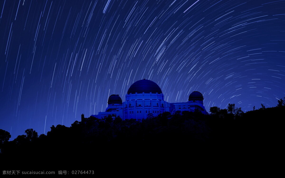 浪漫 太空 流星 唯美 星空 背景