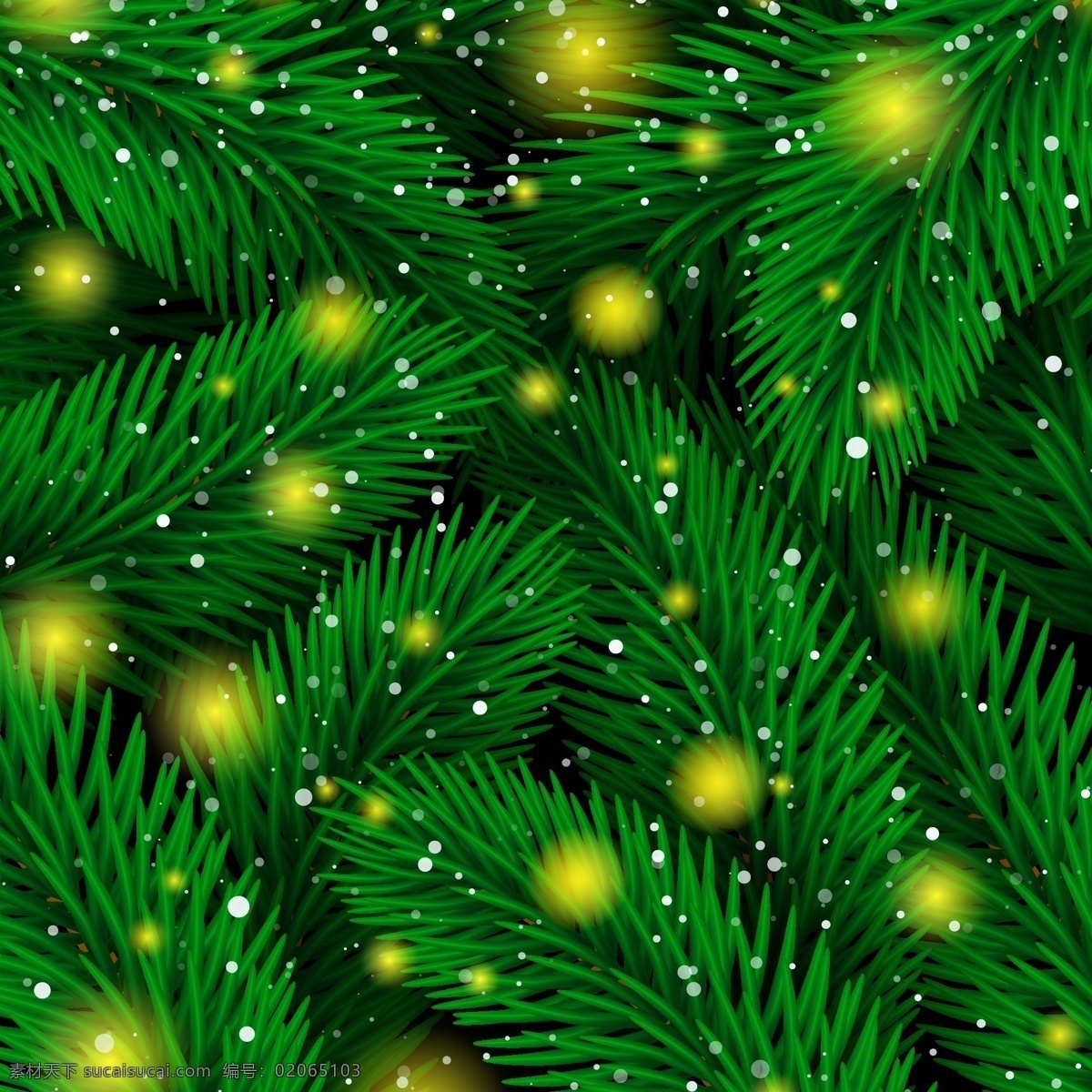 绿色植物 松枝 背景 底纹 广告 绿色 朦胧 星星 植物