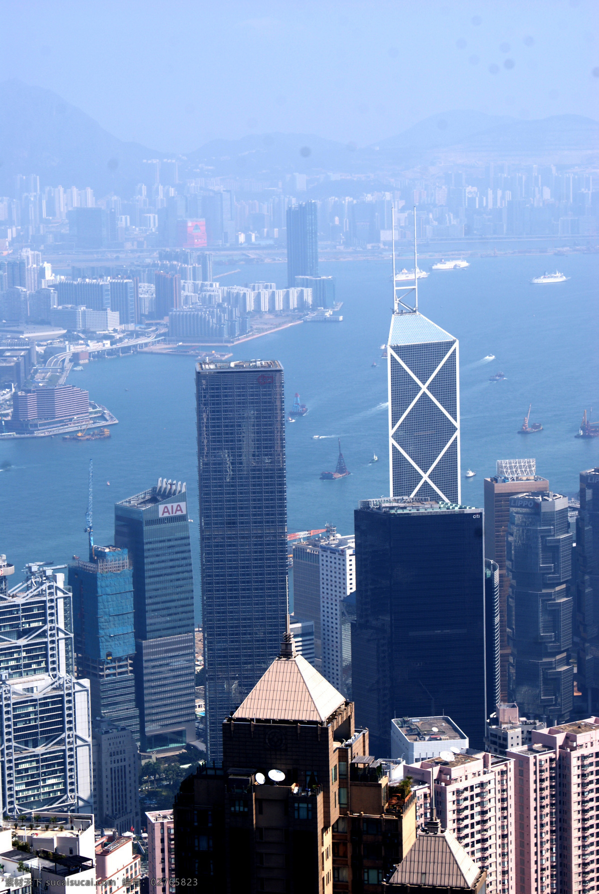 香港 hongkong 中国银行 中银 中银大厦 大厦 建筑 旅游摄影 国内旅游
