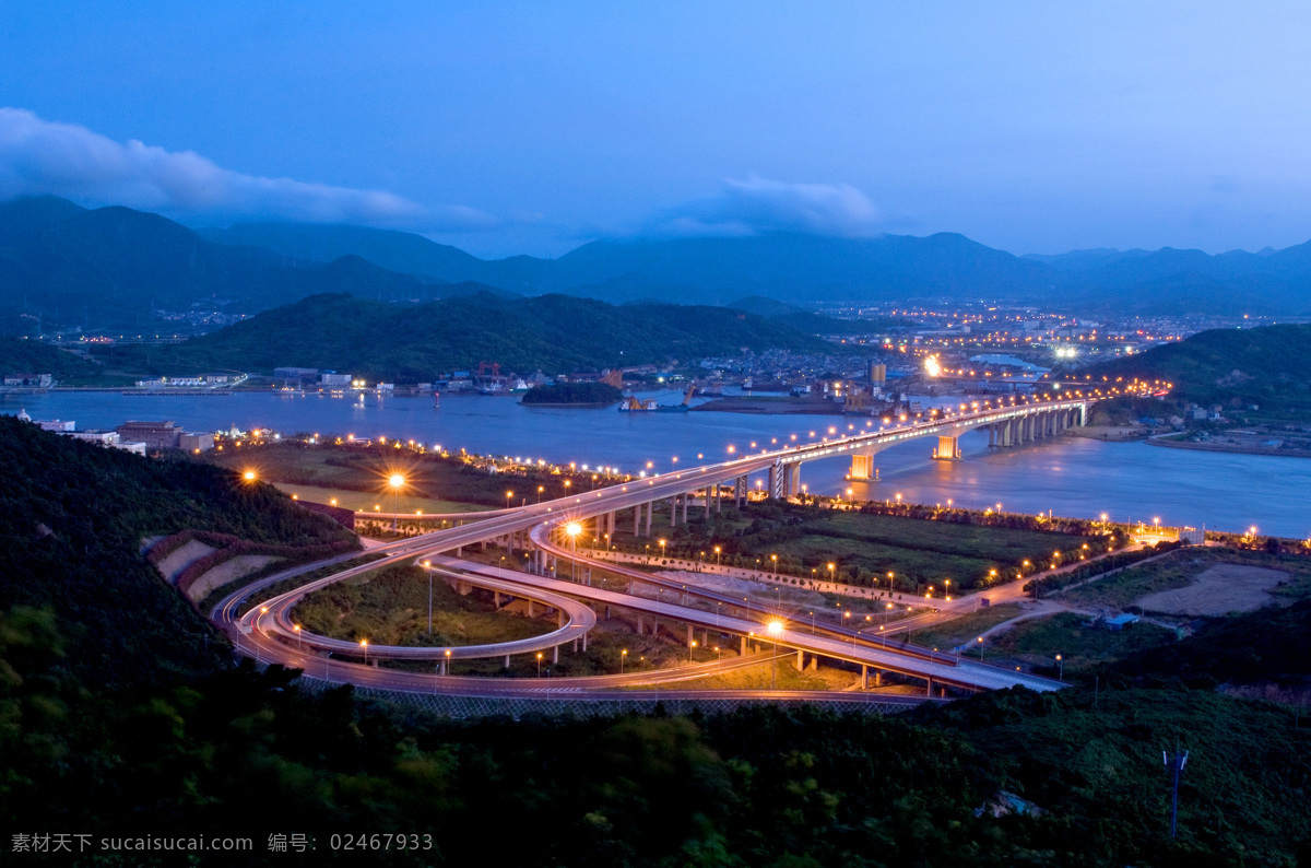 宁波桥 城市 人文 旅游 休闲 娱乐 现代 时尚 繁华 灯火 夜景 桥 国内旅游 旅游摄影