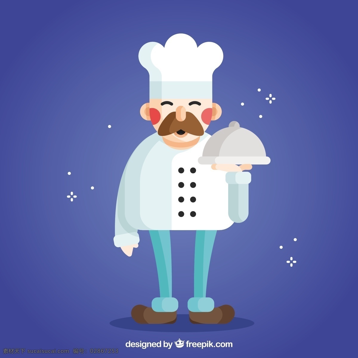 平面设计 卡通 厨师 餐厅的人 人物 厨房 平面 卡通人物 美食 男 厨师做饭 电饭煲 职业 烹饪