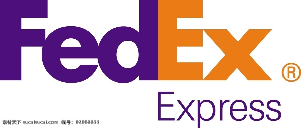 fedex 国际快递 快递 快递logo 快递标志 标志图标 企业 logo 标志