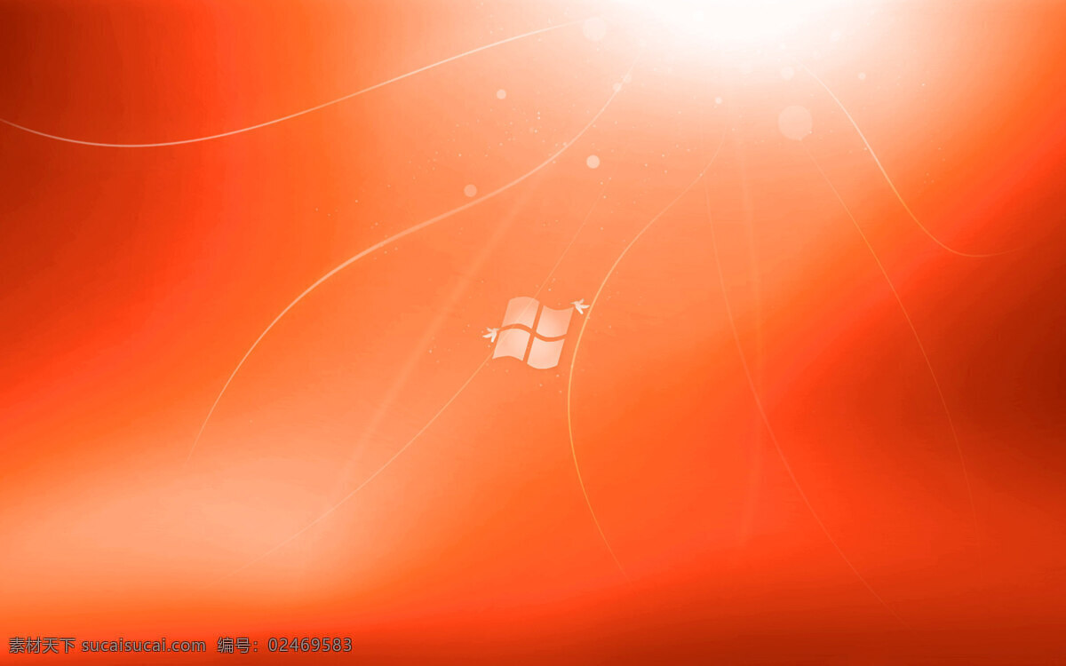 橙红色 windows7 桌面 渐变 橘色 背景 电脑 简约 底纹边框 背景底纹