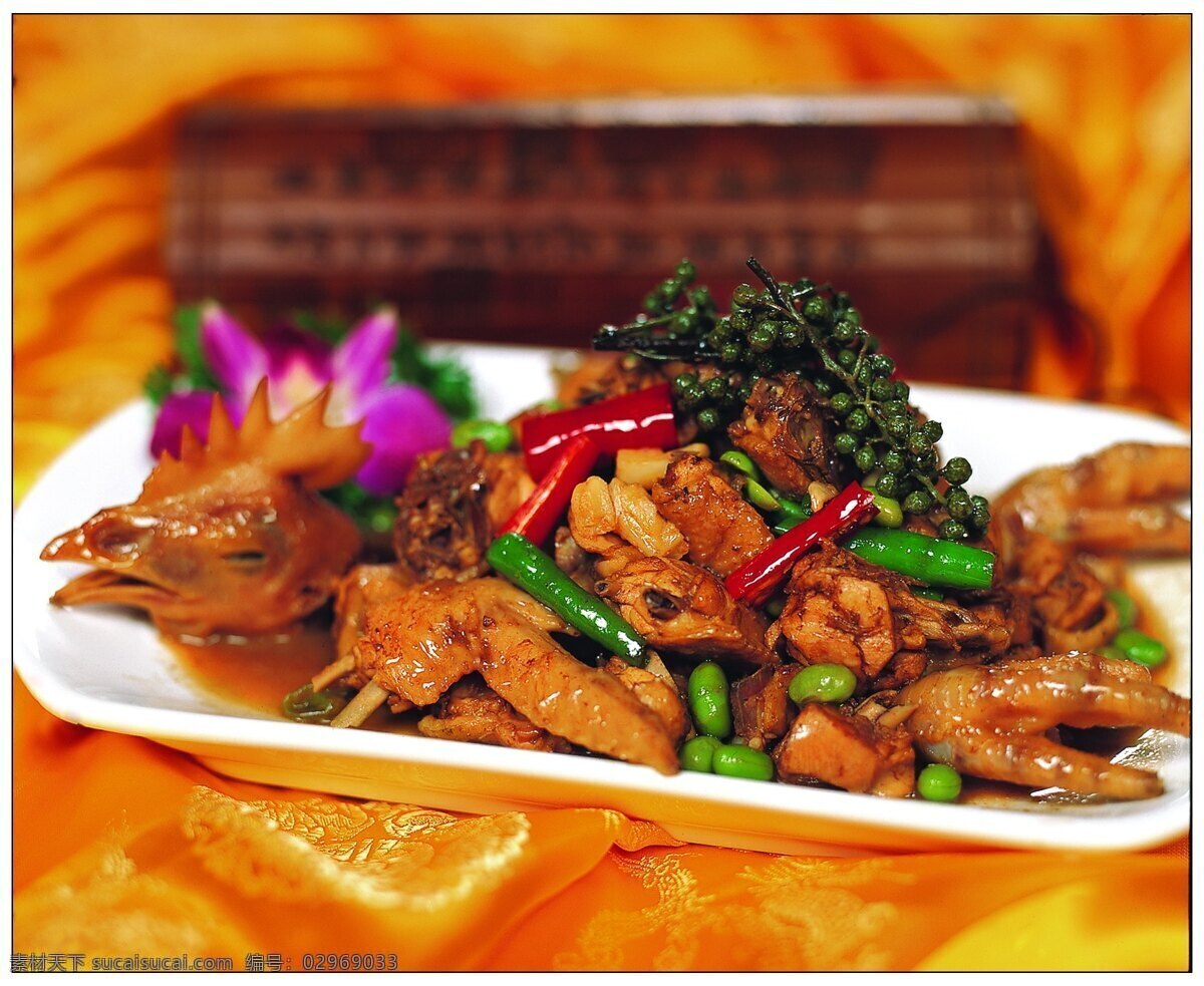 毛豆小抓鸡 美食摄影 传统菜 家常菜 传统美食 菜 餐饮美食