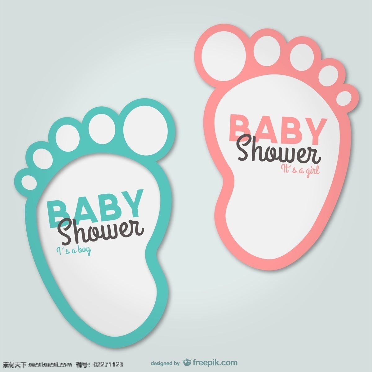 彩色 婴儿 脚丫 剪纸 脚印 矢量图 条纹 其他矢量图