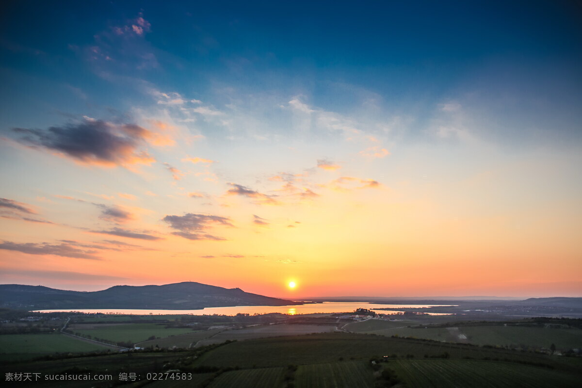 唯美 夕阳 风景图片 日落 落日 黄昏 傍晚