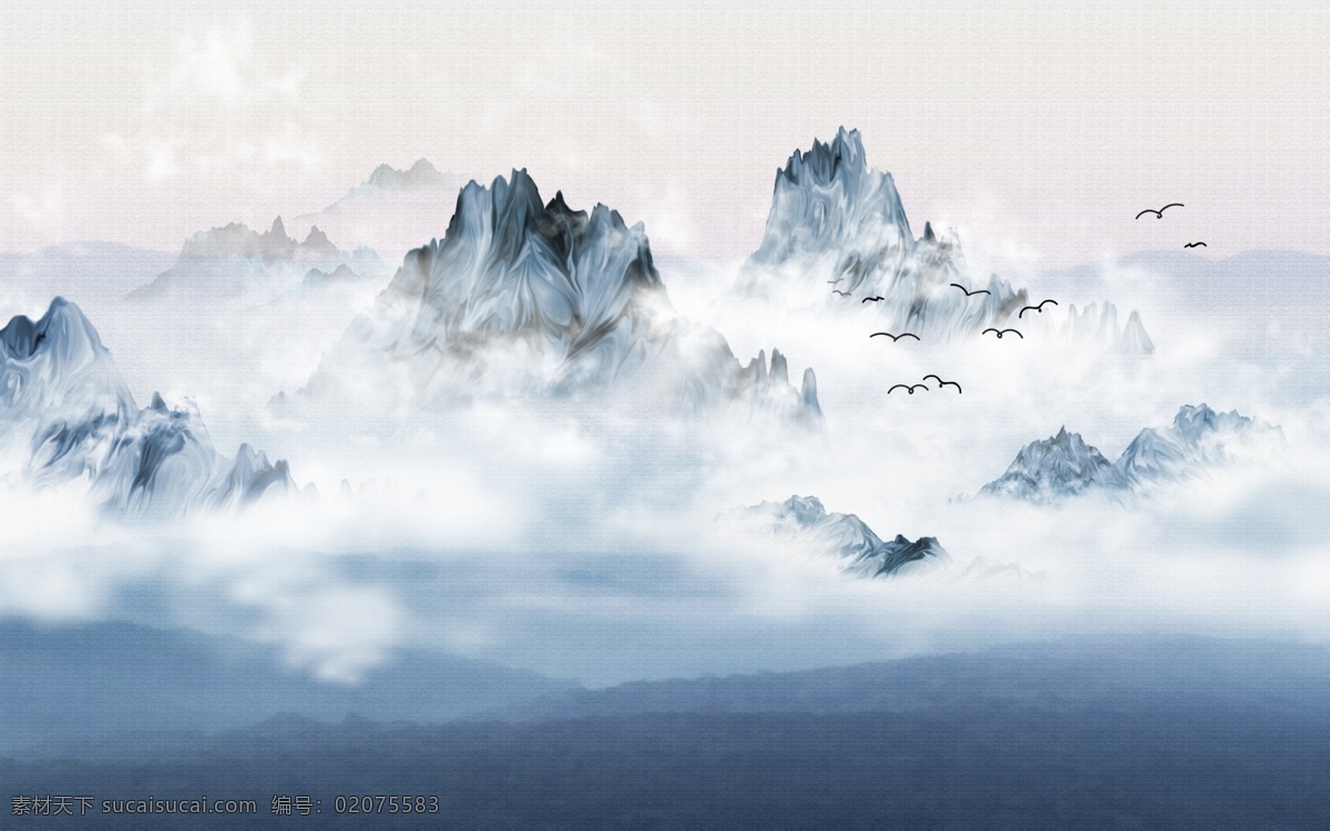 中国 风 水墨 禅意 风景 绘画 新中式 中式 大气 中国风 淡色 山水 装饰画素材 背景墙 海报素材 海报背景 国画 文化艺术 绘画书法