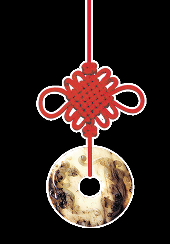 玉 扣 特色 中国结 挂饰 元素 创意挂饰 吉祥如意 神秘风 圆形玉扣