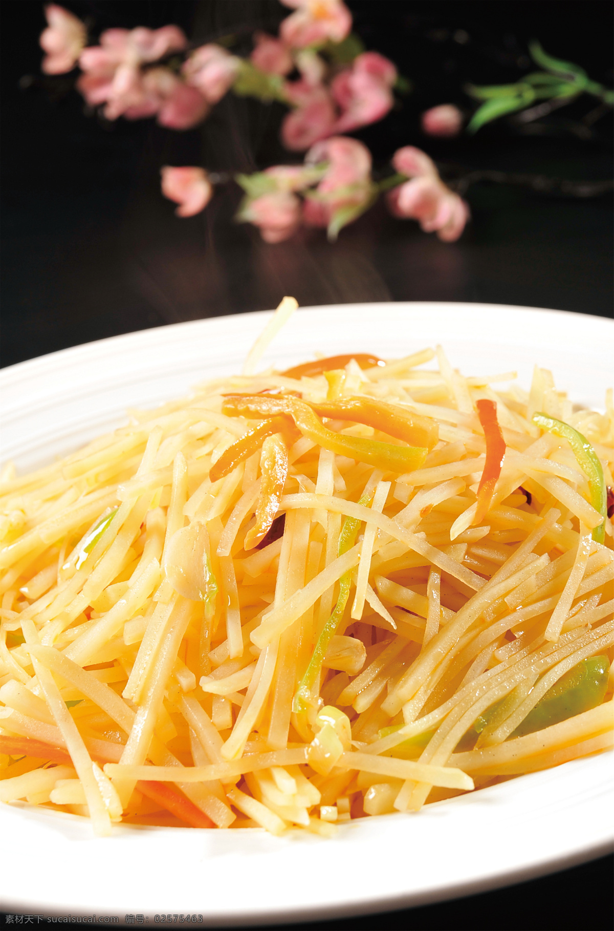 酸 辣 土豆丝 酸辣土豆丝 美食 传统美食 餐饮美食 高清菜谱用图