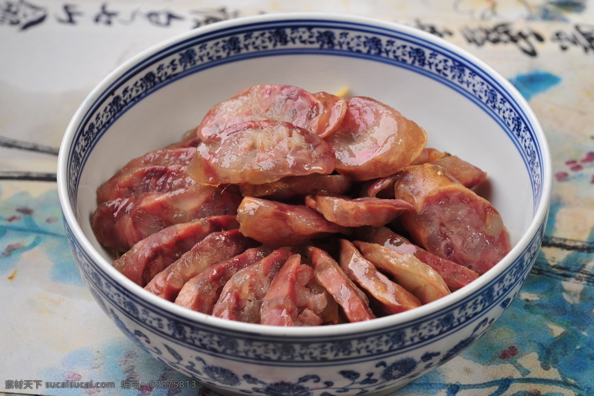 清蒸香肠 自制香肠 香肠 咸货 咸香肠 餐饮美食 传统美食