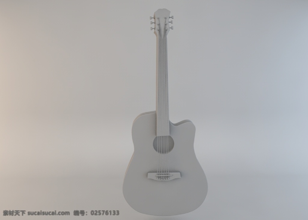 吉他 乐器 c4d 模型 3d 音乐模型 3d设计 其他模型 音乐