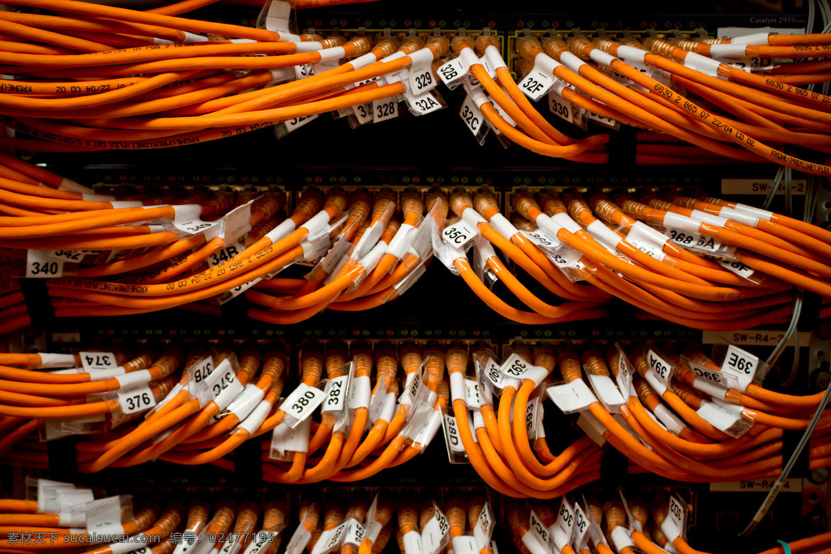 橙色 计算机 通信网络 计算机通信 信息网络 网络科技 网线 现代科技 通讯网络
