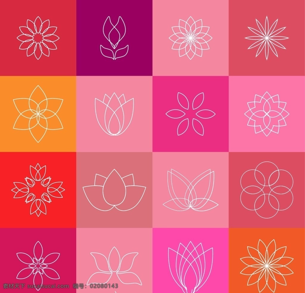 莲花图标 标志 花卉 图标 自然 莲花 企业 公司 图案 公司标志 性质 徽标 开花