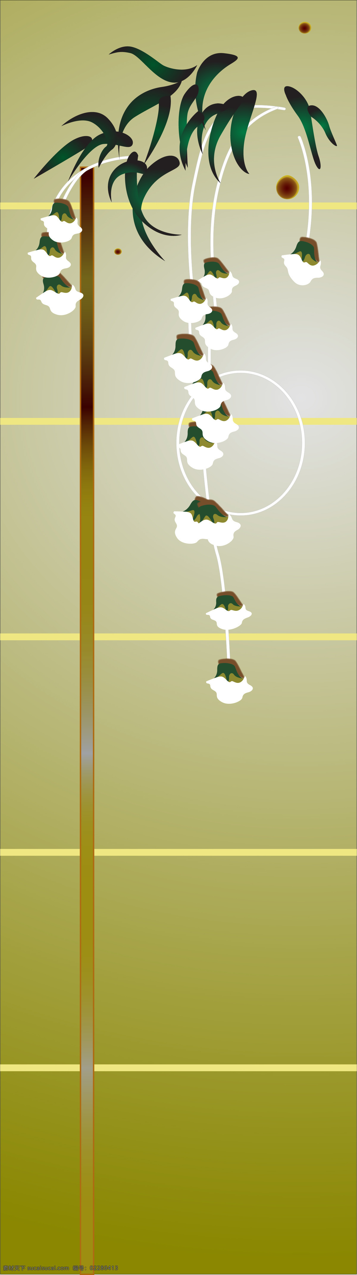 吊兰免费下载 底纹 底纹边框 吊兰 花纹 平开门 线条 移门 移门图案 装饰素材