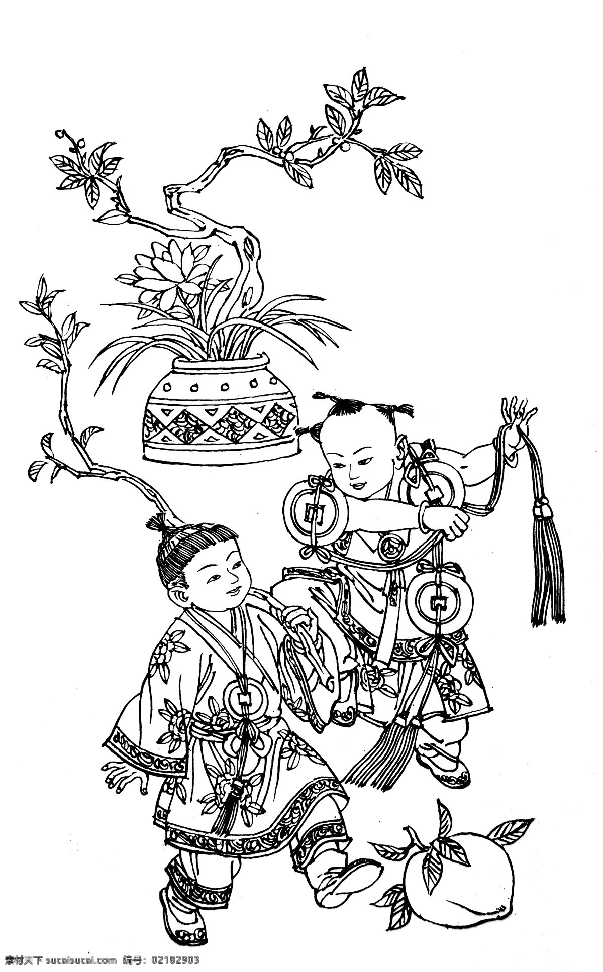 绘画书法 吉祥图案 民俗文化 文化艺术 中国传统 中国吉祥图案 兰桂齐芳 神话故事 民间传说 吉祥纹图 神话图案 中国吉祥图像